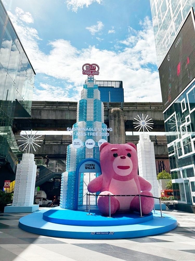 태국에서 진행하고 있는 벨리곰 전시가 큰 인기를 얻고 있다. /사진제공=롯데홈쇼핑