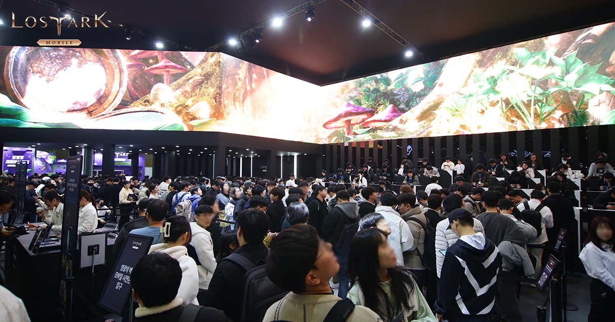 스마일게이트RPG가 개발 중인 신작 MMORPG '로스트아크 모바일'이 지스타 2023 방문객들에게 호평받으며 기대작으로 부상했다. / 사진제공=스마일게이트