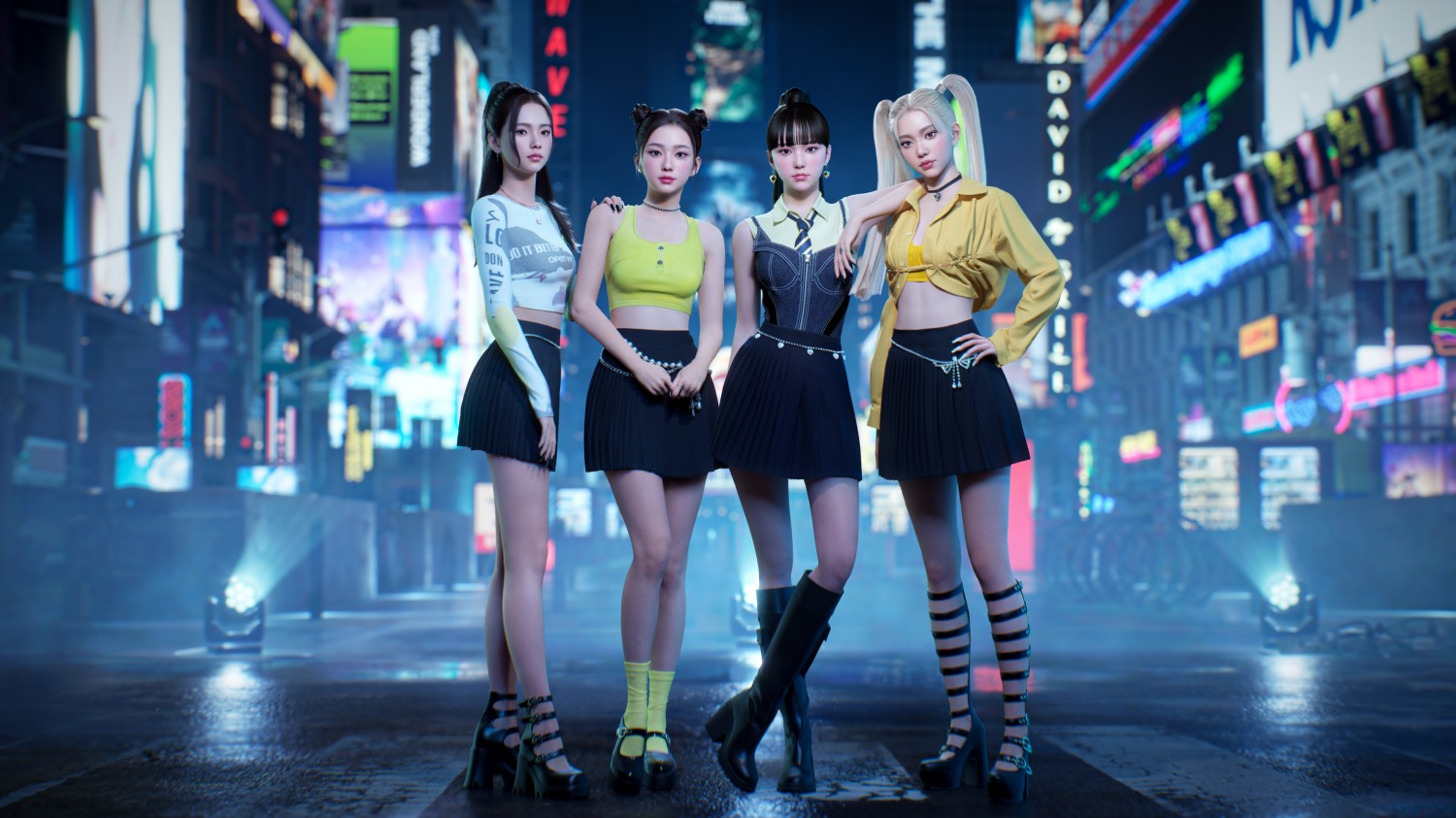 넷마블의 버추얼 아이돌 그룹 '메이브'. / 사진제공=넷마블