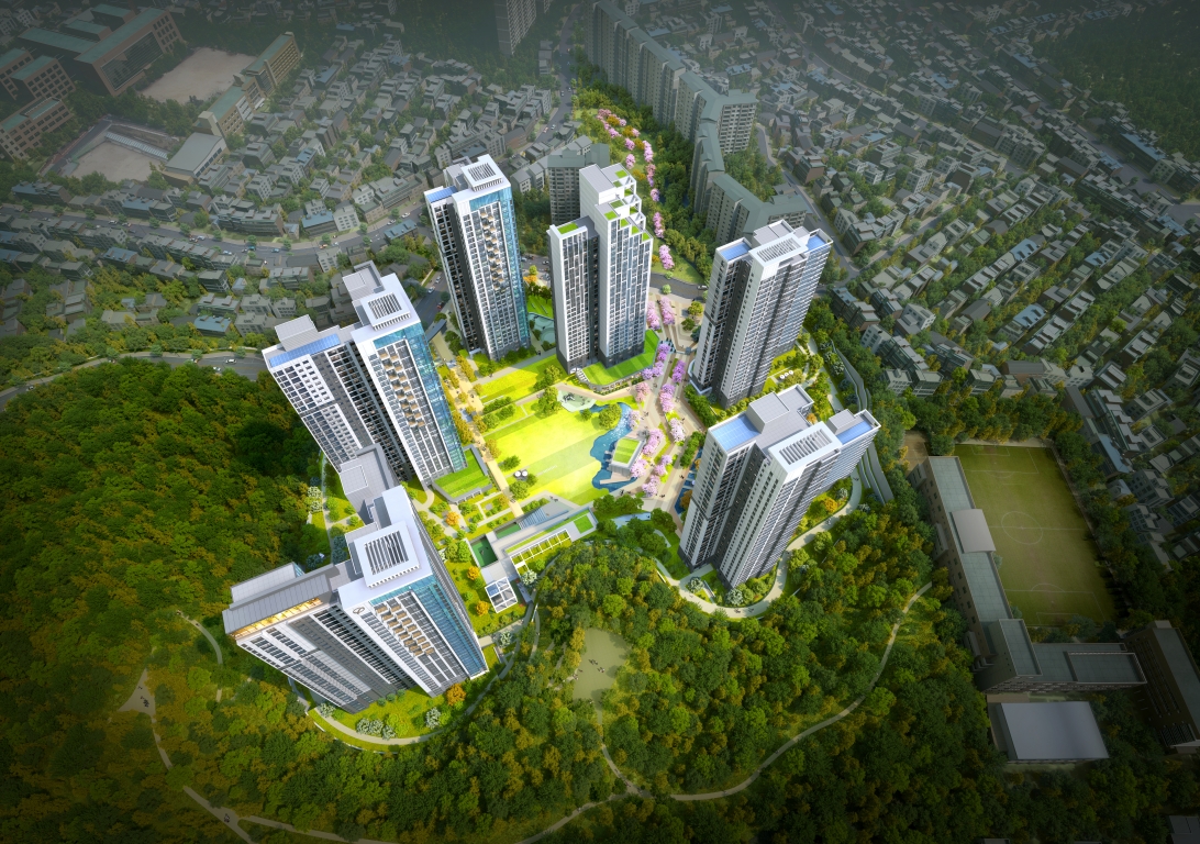 대방동 군부지 메인조감도 / 사진제공=대우건설