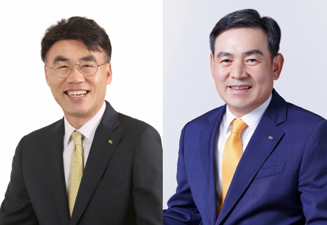 (왼쪽부터) 이홍구 KB증권 대표이사(WM), 김성현 KB증권 대표이사(IB) / 사진= KB증권