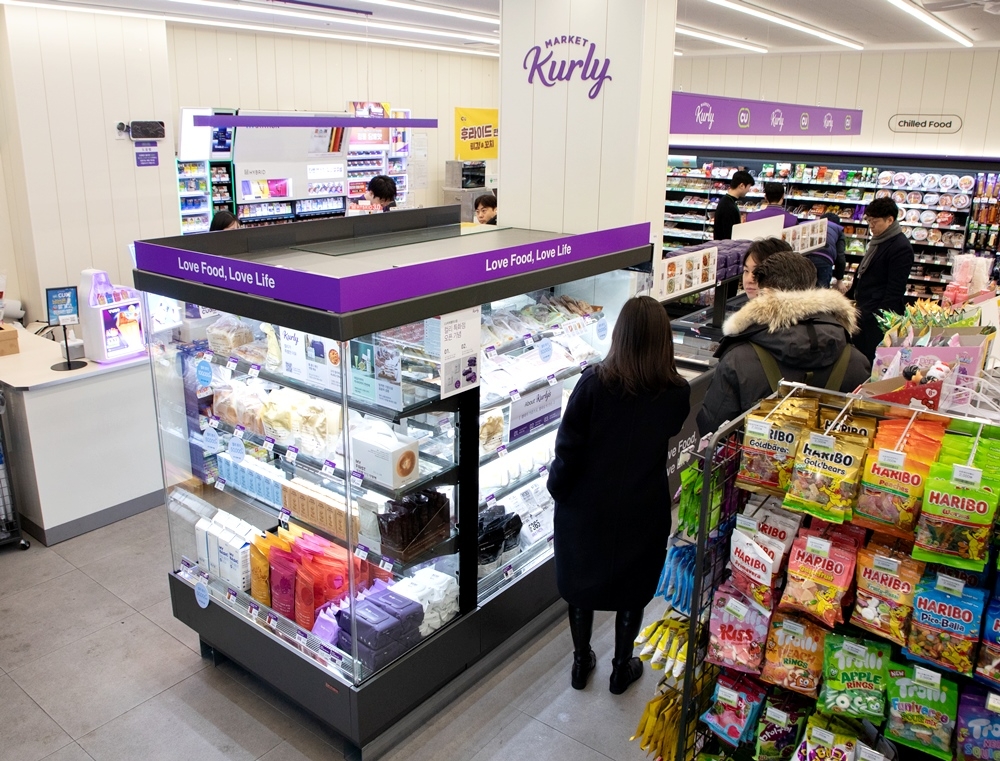 CU와 컬리 협업 특화 매장이 21일 문을 열었다. /사진제공=BGF리테일