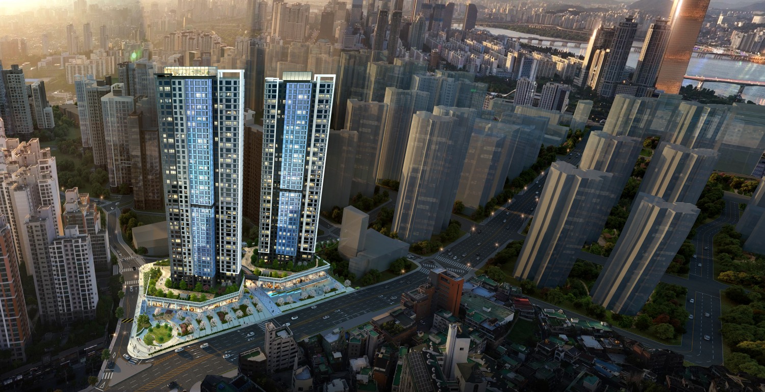 노량진2구역 재개발 사업 조감도./사진제공=동작구