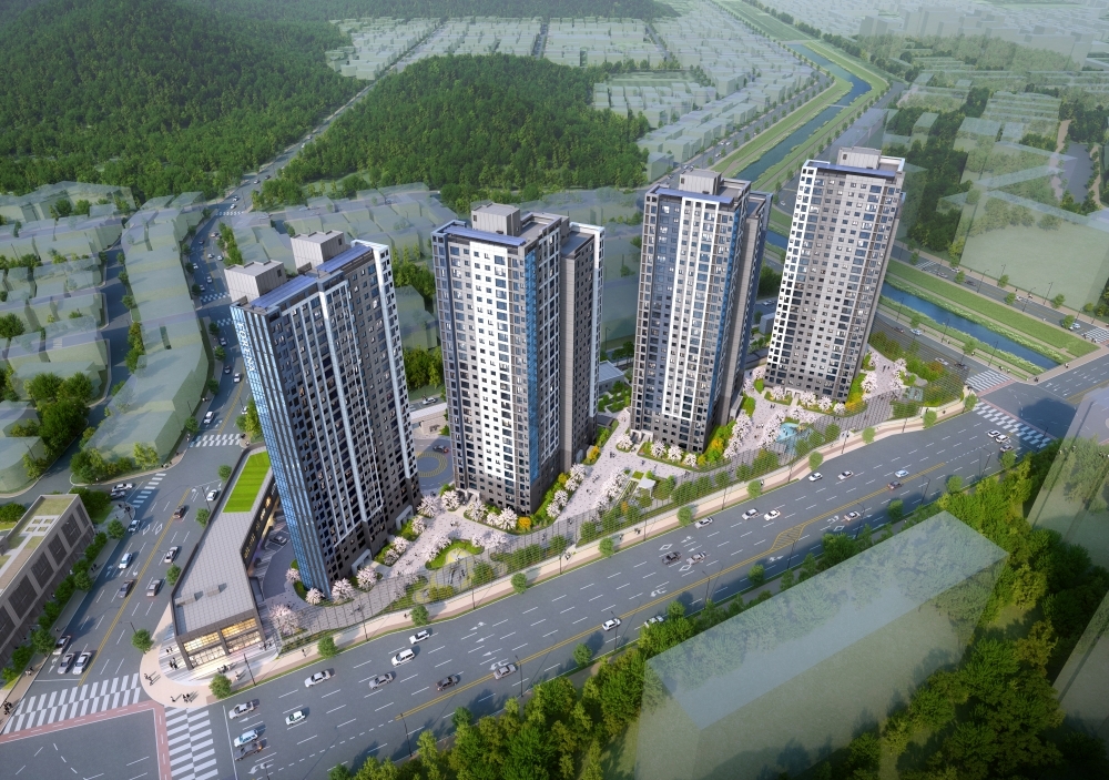 한화포레나 안산고잔2차 단지조감도 / 사진제공=한화 건설부문