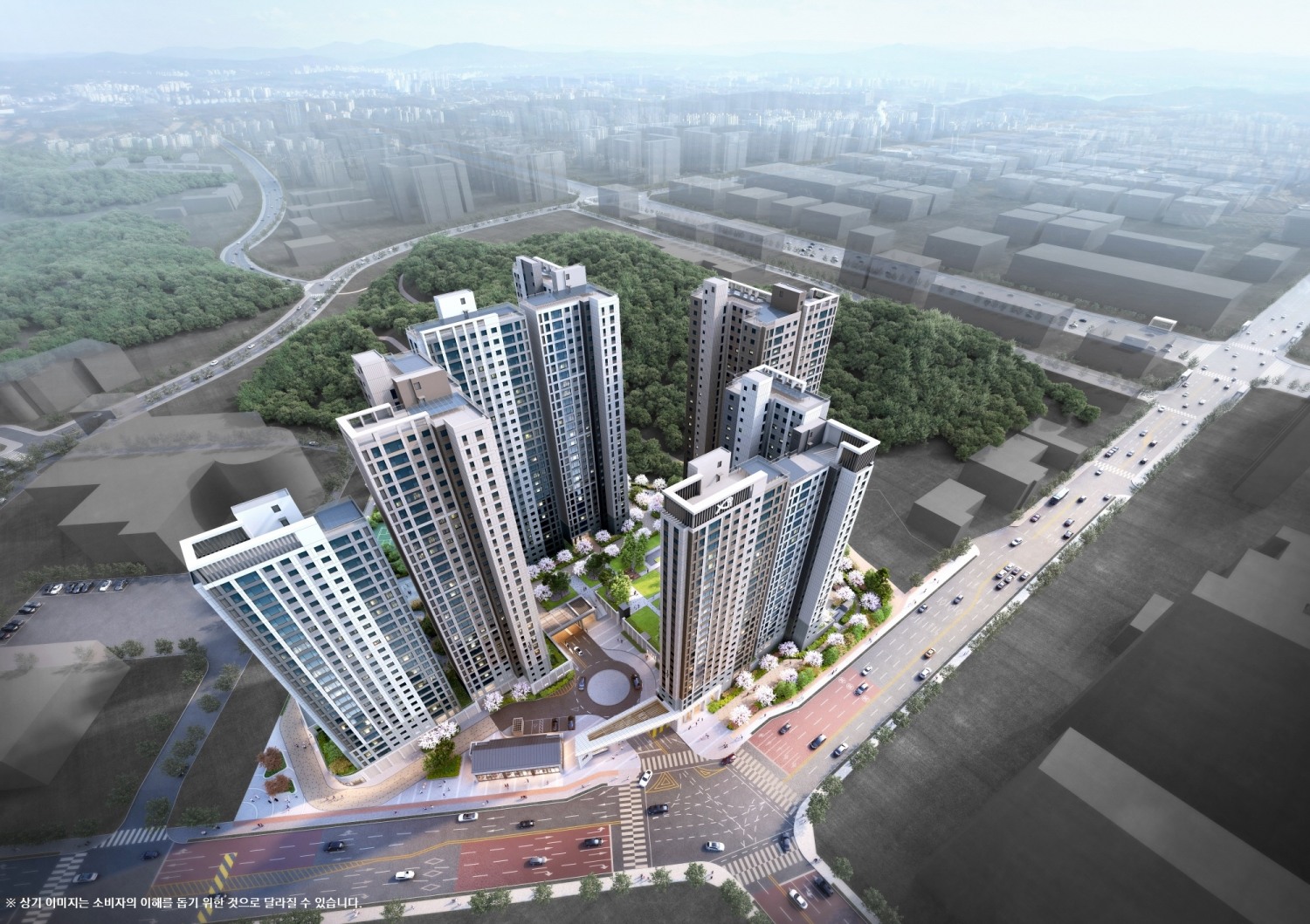 영통자이 센트럴파크 조감도./사진설명=GS건설