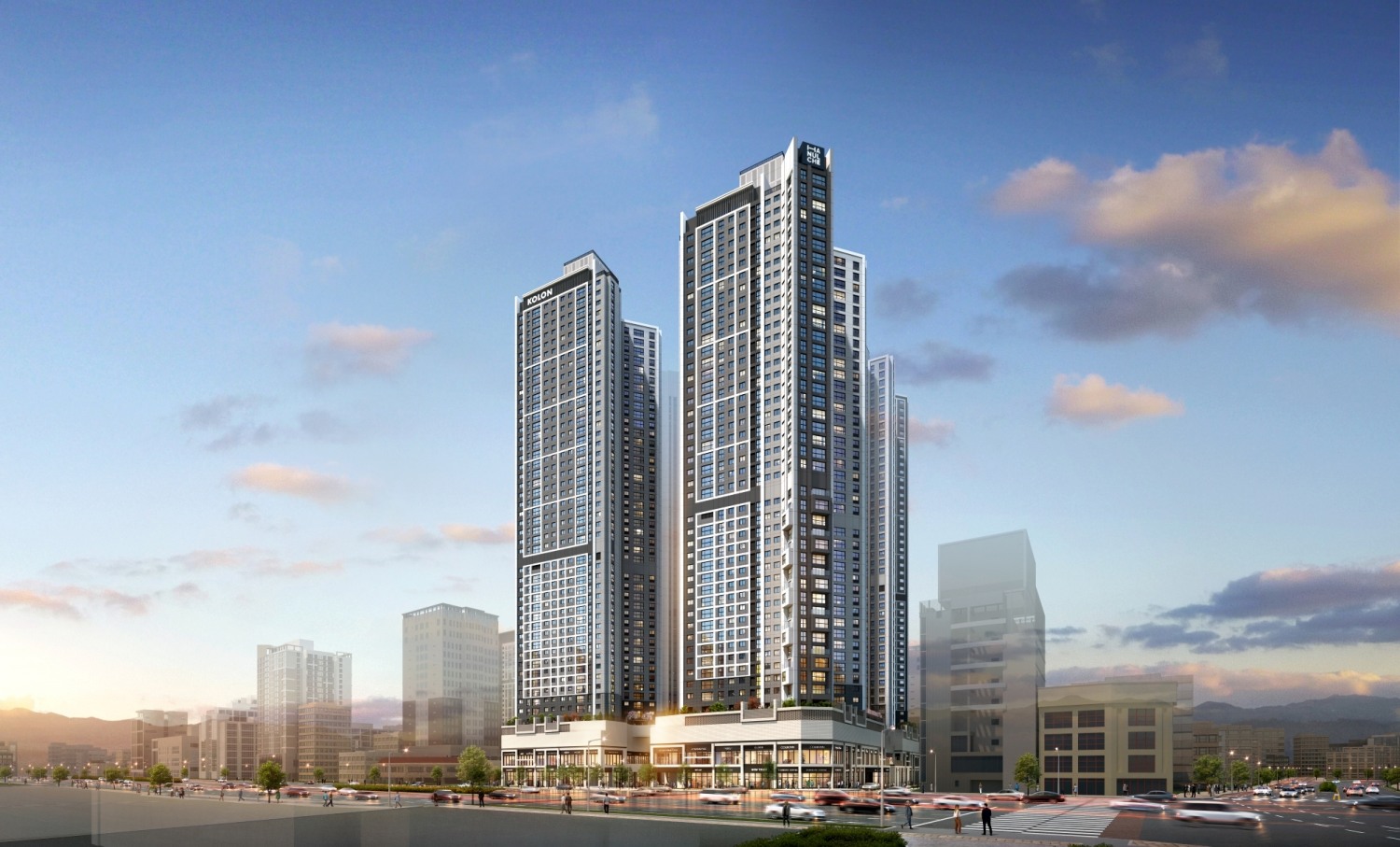 대전 '유성 하늘채 하이에르' 투시도