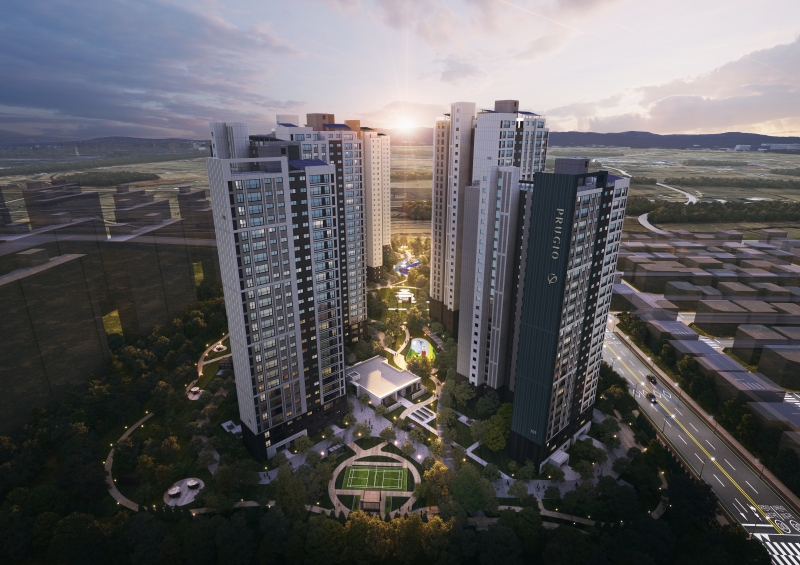 평택 푸르지오 센터파인 단지조감도 / 사진제공=대우건설