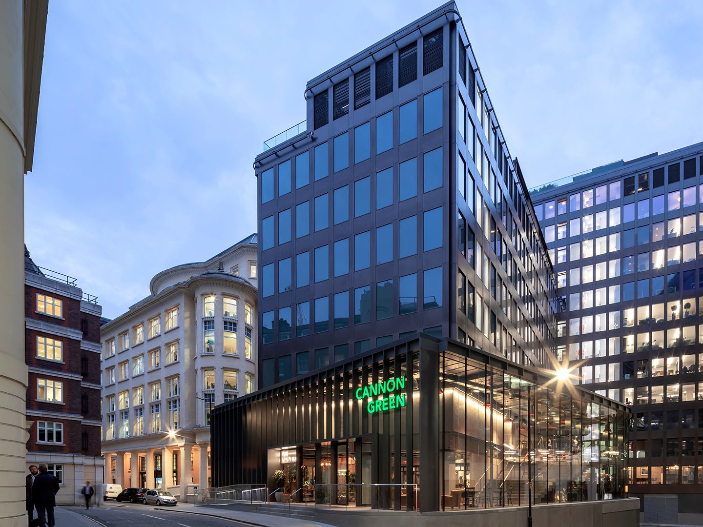 런던 캐논그린빌딩 전경