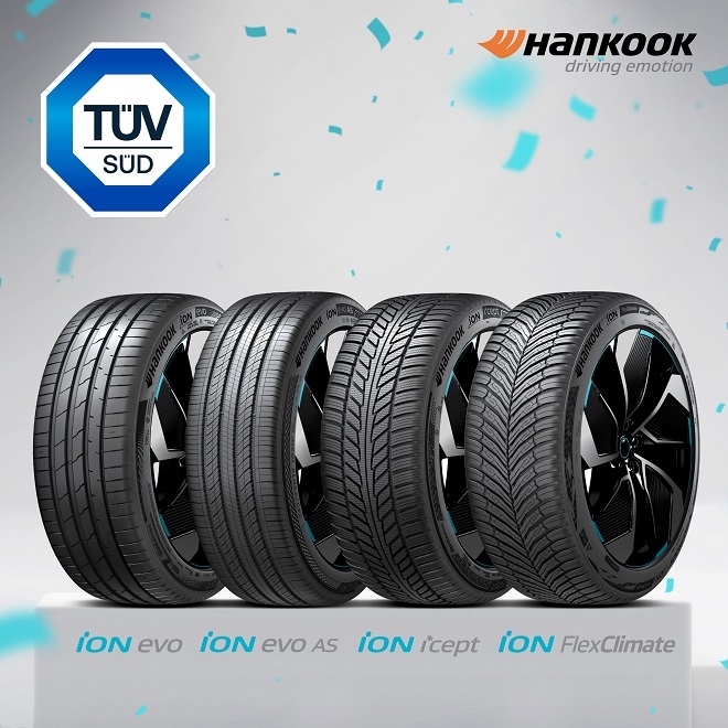 한국타이어 "EV타이어 아이온, 글로벌 성능 테스트서 경쟁우위"