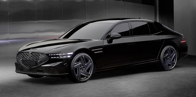 제네시스 G90 블랙 출시...최상급 디자인 모델