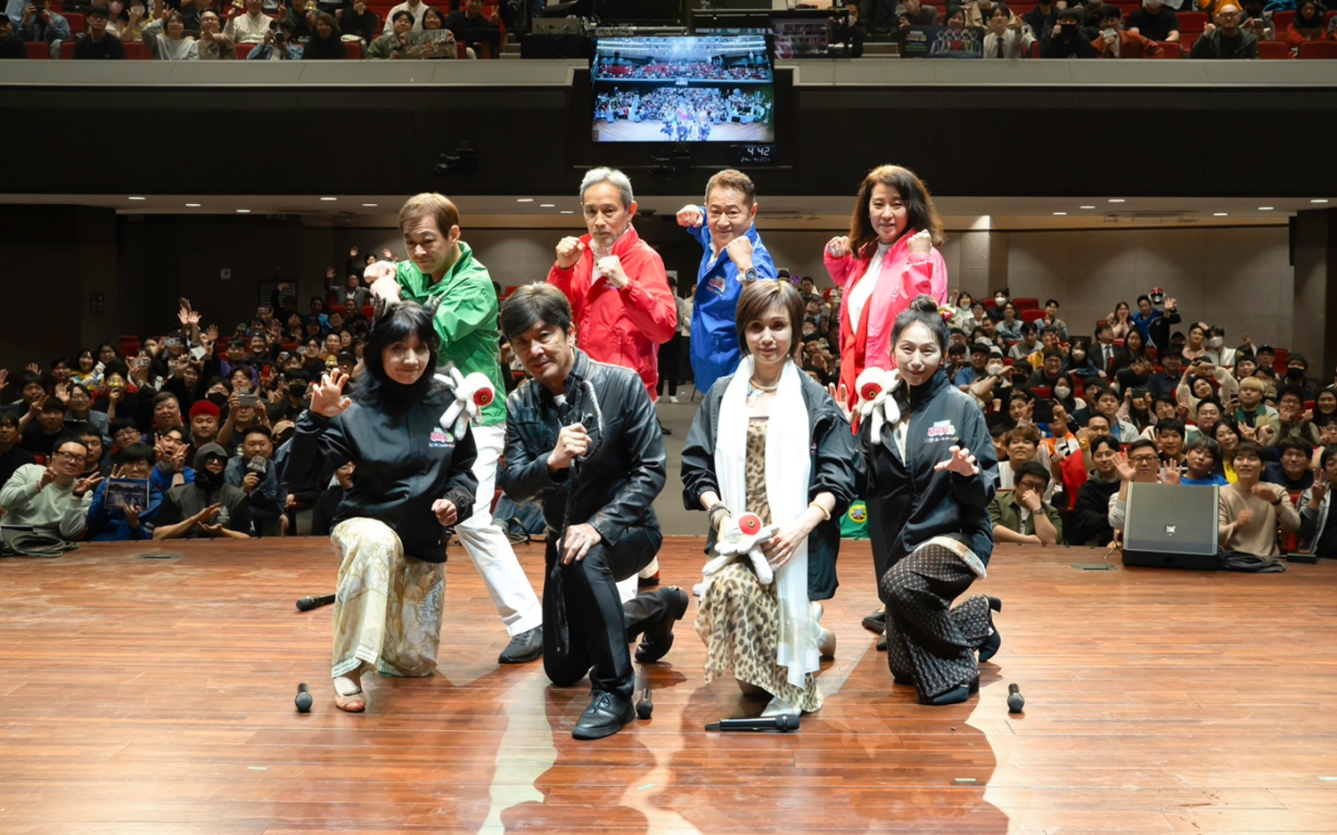 지난 20일 진행된 지구방위대 후뢰시맨의 첫 국내 단독 팬미팅 현장. / 사진제공=컴투스홀딩스