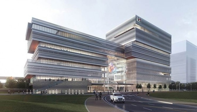KT 판교 신사옥 조감도. / 사진제공=쌍용건설