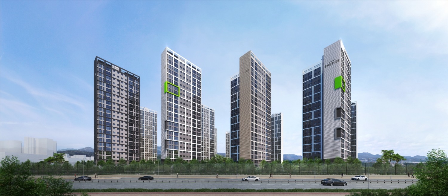 오산세교 한신더휴 단지투시도