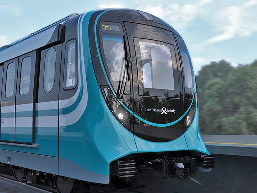 현대로템이 지난 2020년 수주한 싱가포르 LTA J151 무인전동차./사진 = 현대로템