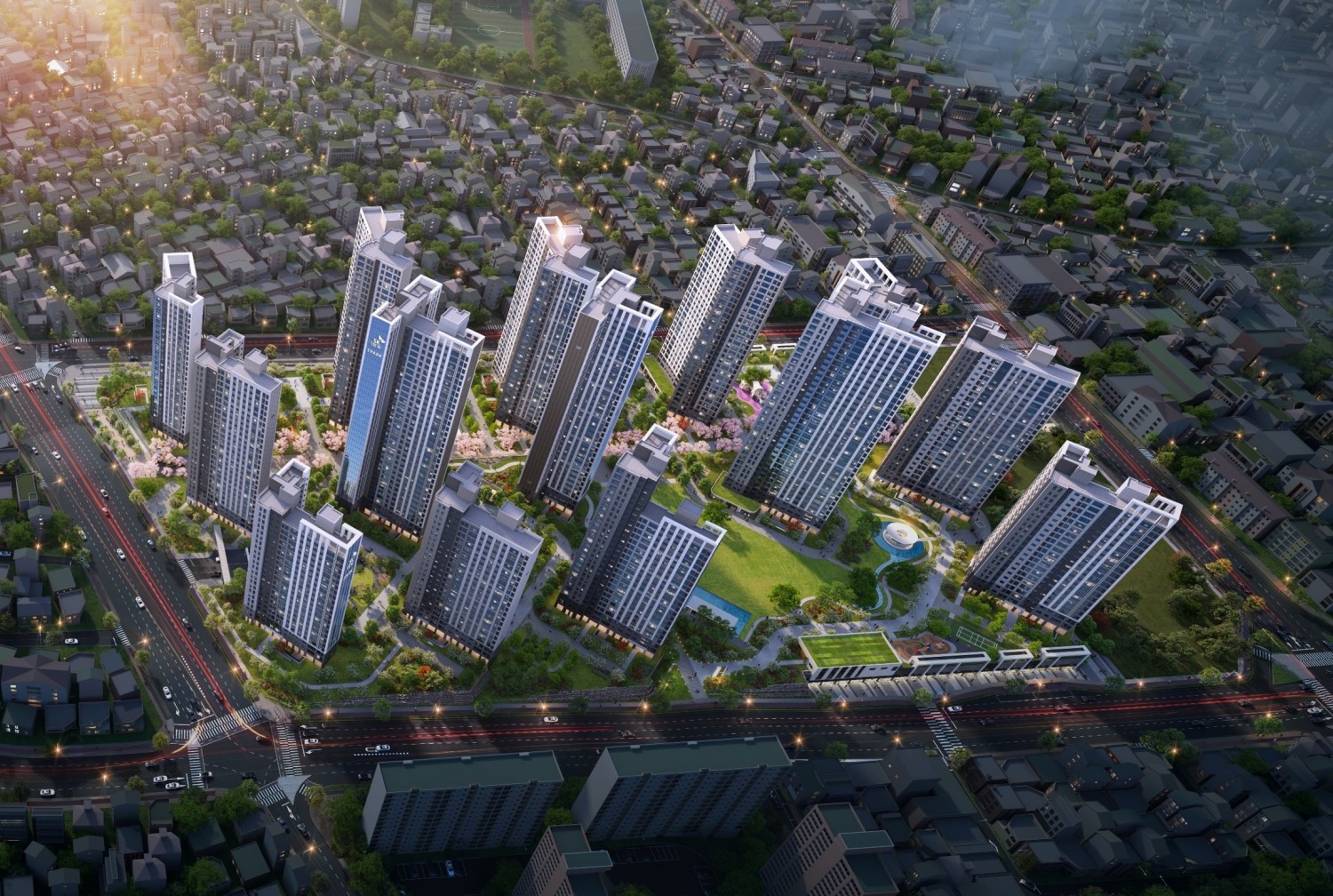 가양동1구역 재개발정비사업 단지조감도 / 사진제공=SK에코플랜트