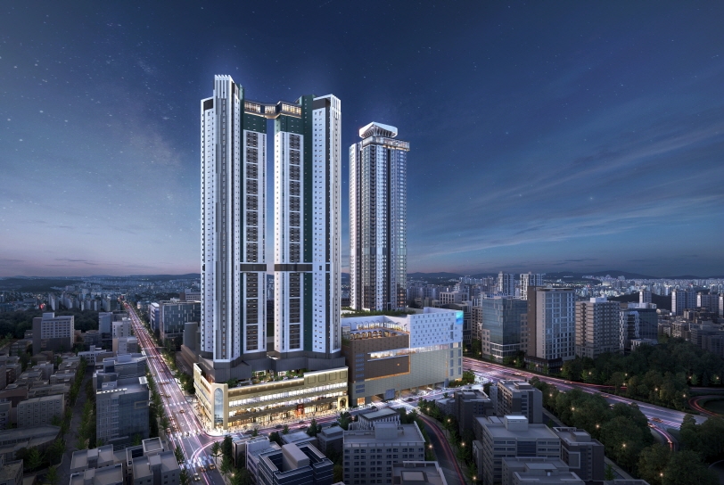 힐스테이트 청주센트럴 2차 단지투시도