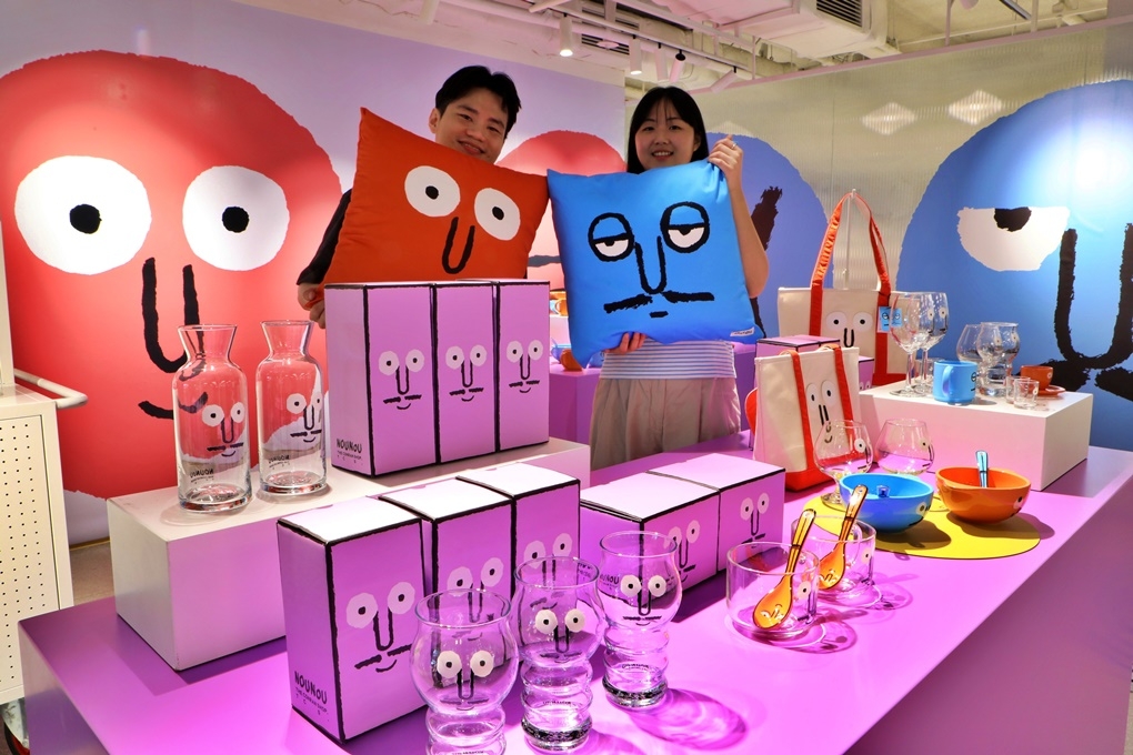 더콘란샵과 누누가 협업작업을 통해 강남점에 팝업스토어를 열었다. /사진제공=롯데백화점