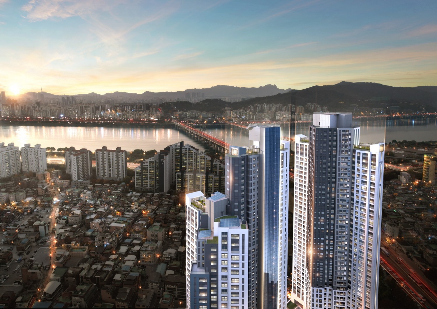 그란츠 리버파크 단지투시도