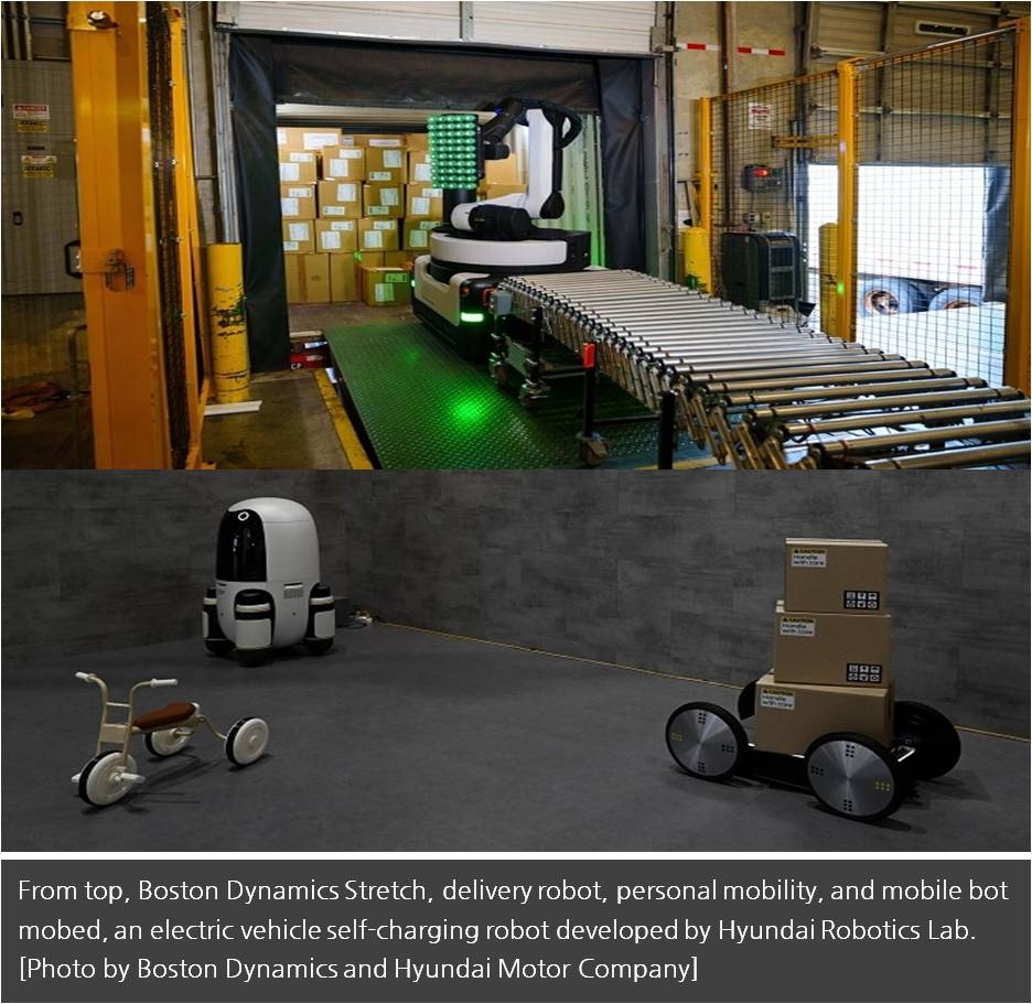 Chung Eui-sun's 'Big Picture' drawn through robot company Boston Dynamics