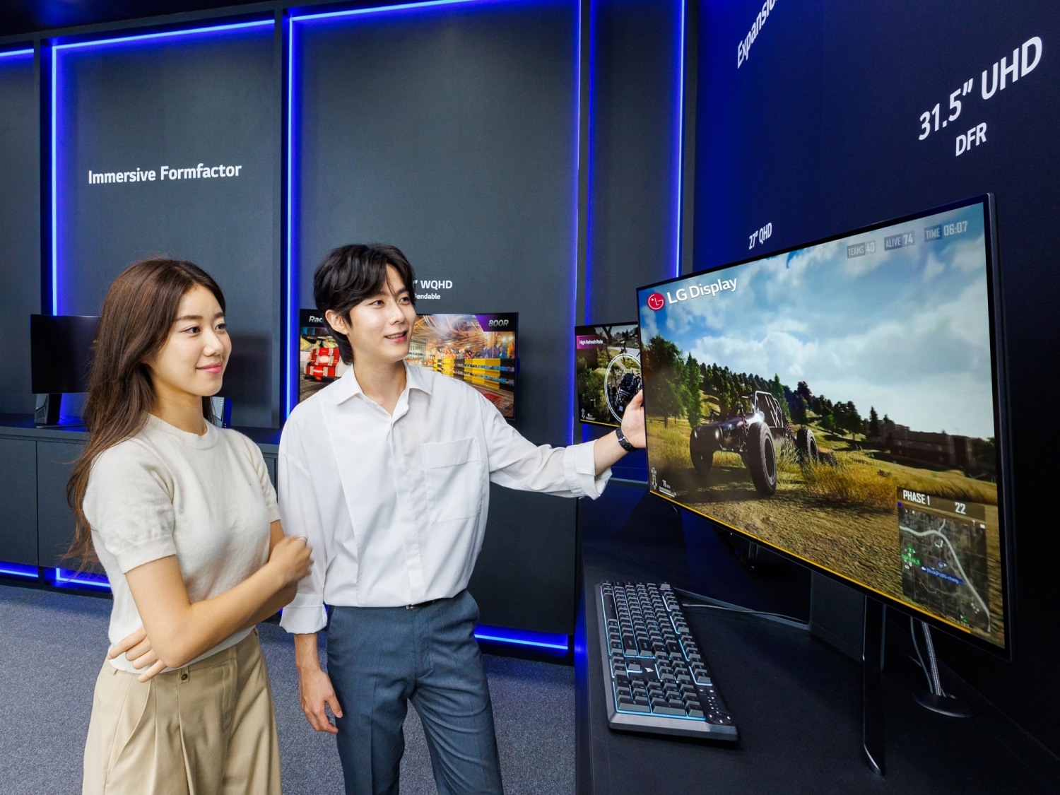 LG디스플레이 K-디스플레이 2024 전시 부스. / 사진=LG디스플레이