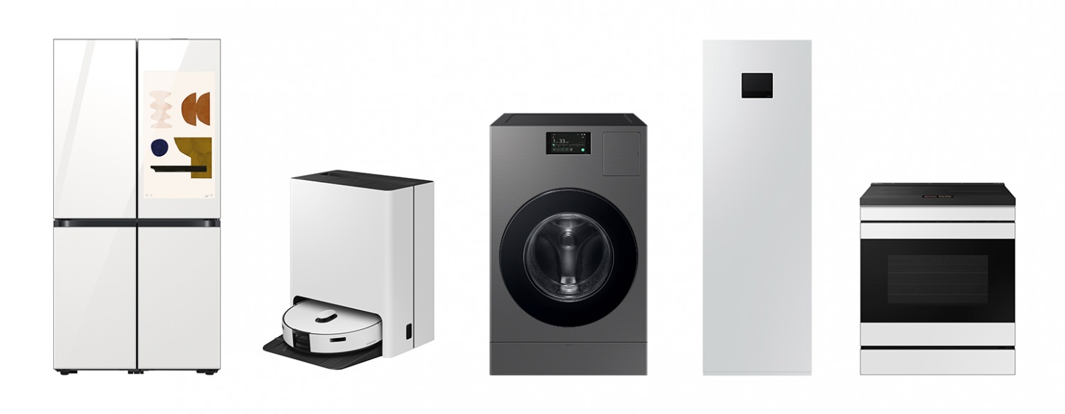 글로벌 인증기관인 'UL 솔루션즈(UL Solutions)'가 실시하는 사물인터넷(IoT) 보안 평가에서 최고 등급인 '다이아몬드'를 획득한 삼성전자 AI 가전 라인업. / 사진=삼성전자