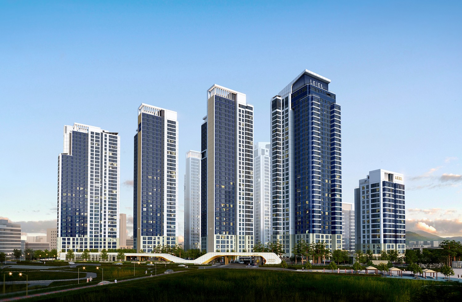 청담르엘 단지투시도 / 사진제공=롯데건설