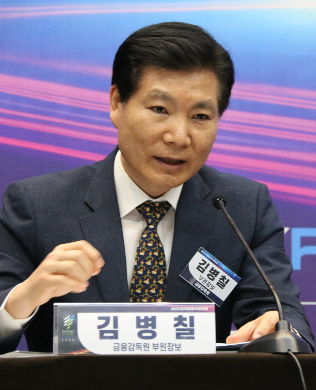 ▲김병칠 금융감독원 신임 부원장