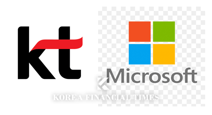 KT (left) and Microsoft (right) logos / Photo courtesy of respective companies