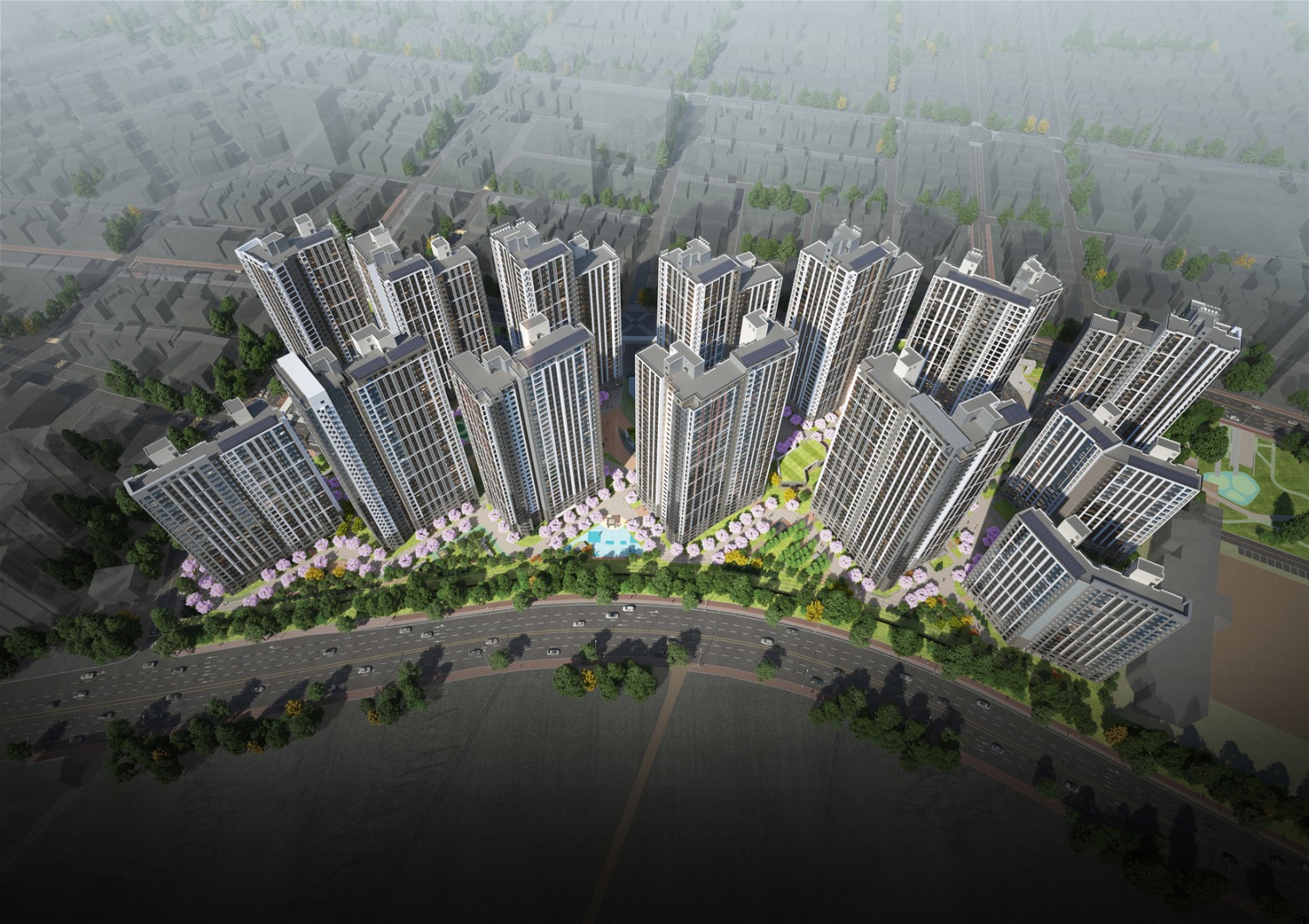 현대건설 힐스테이트 평택역센트럴시티 조감도./사진제공=현대건설