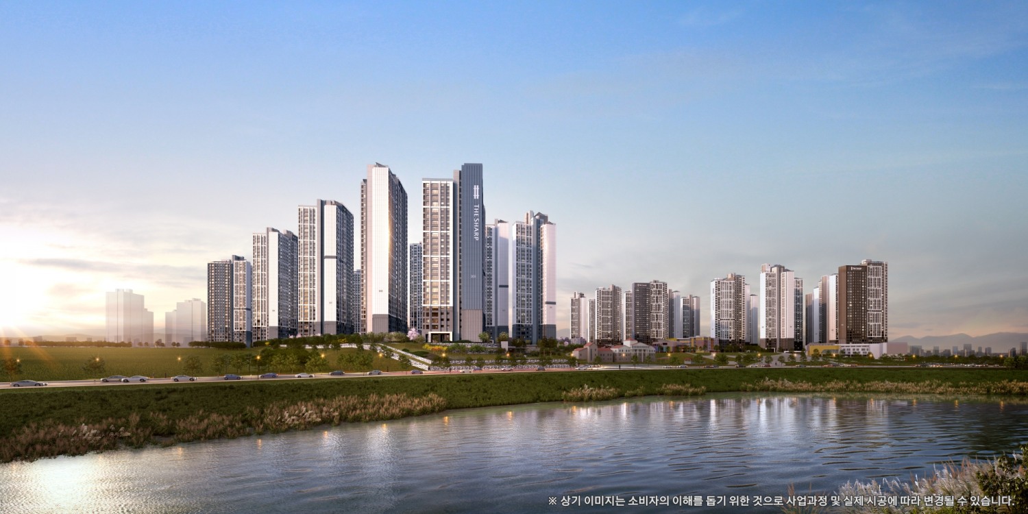 더샵 탕정인피니티시티 투시도./사진제공=포스코이앤씨