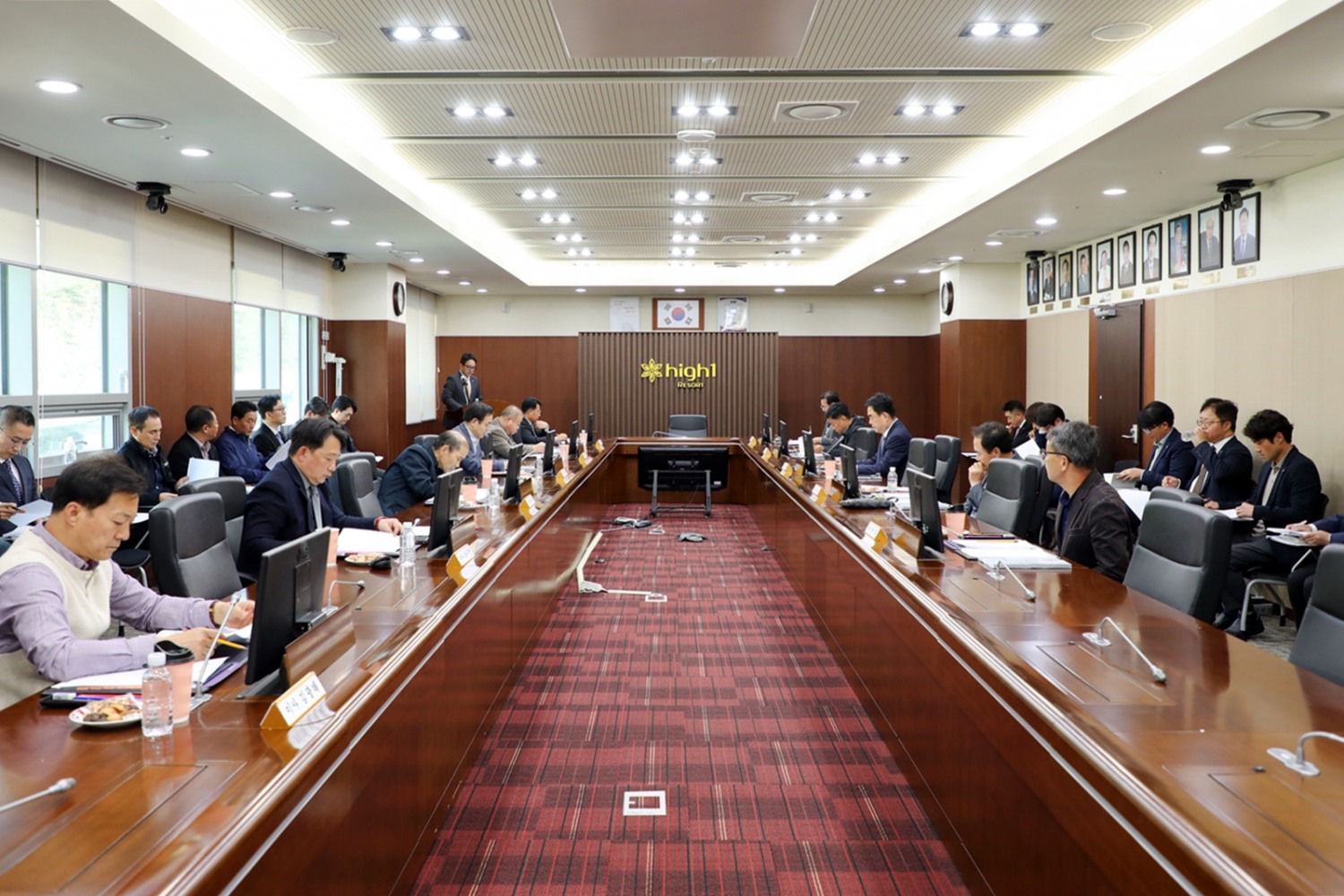 강원랜드, 제216차 이사회가 진행되는 모습./사진제공=강원랜드