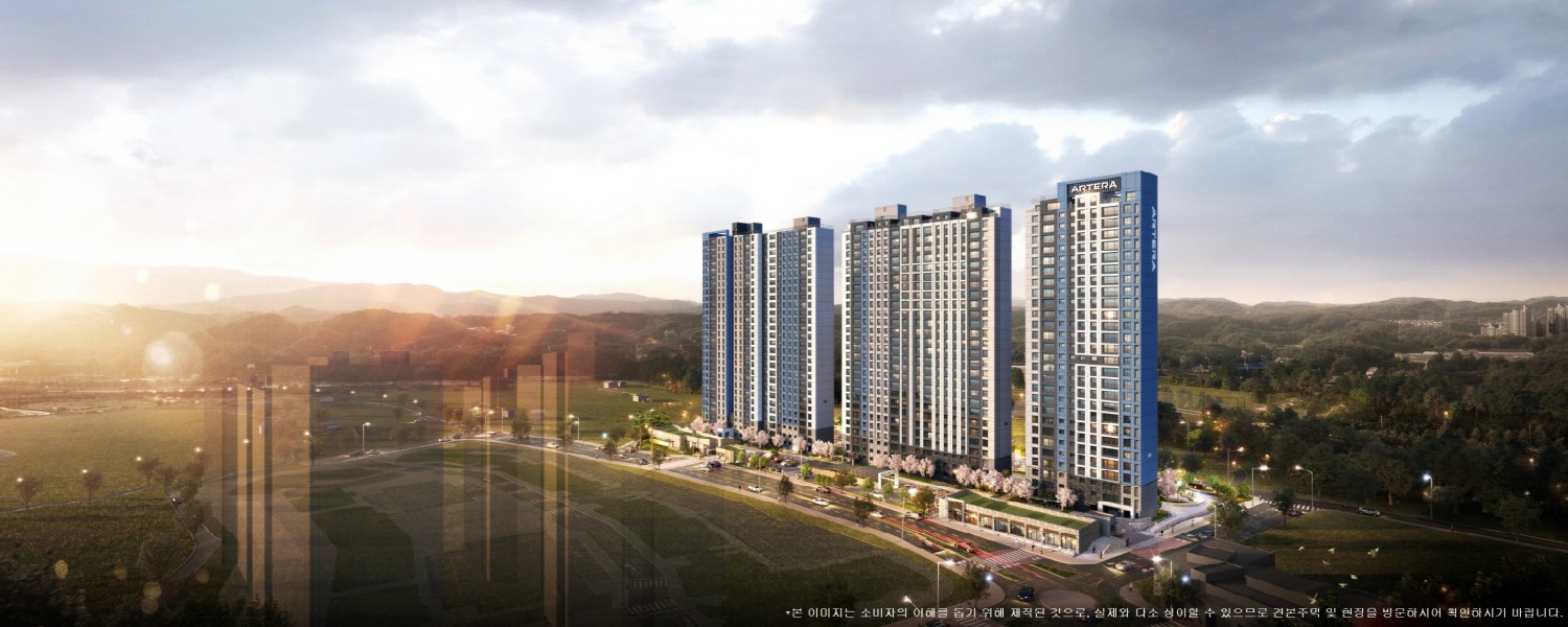 강릉 아테라 단지투시도