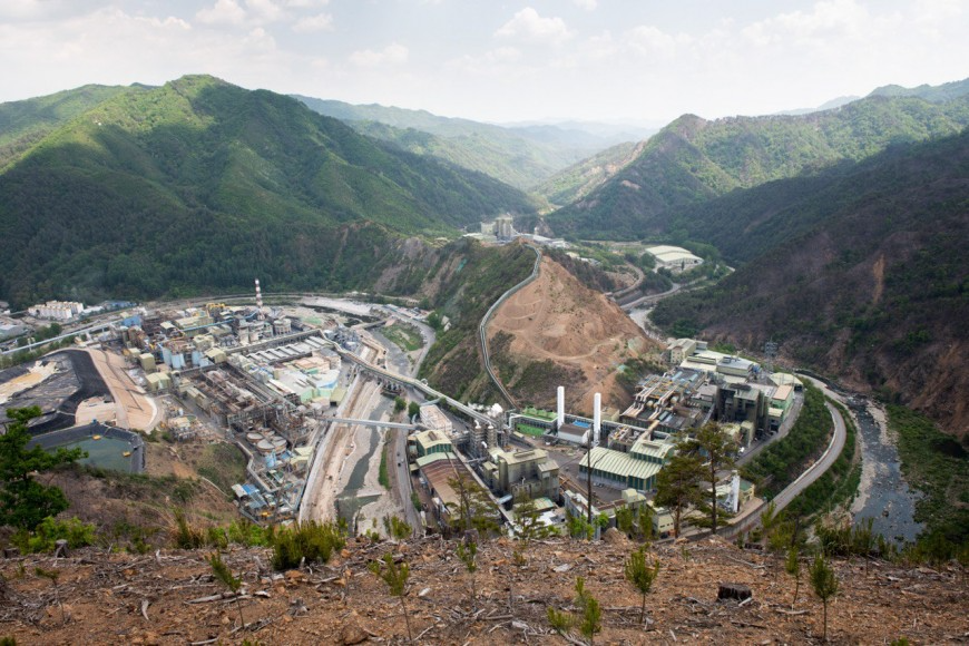 영풍 석포제련소. 사진=환경보건시민센터