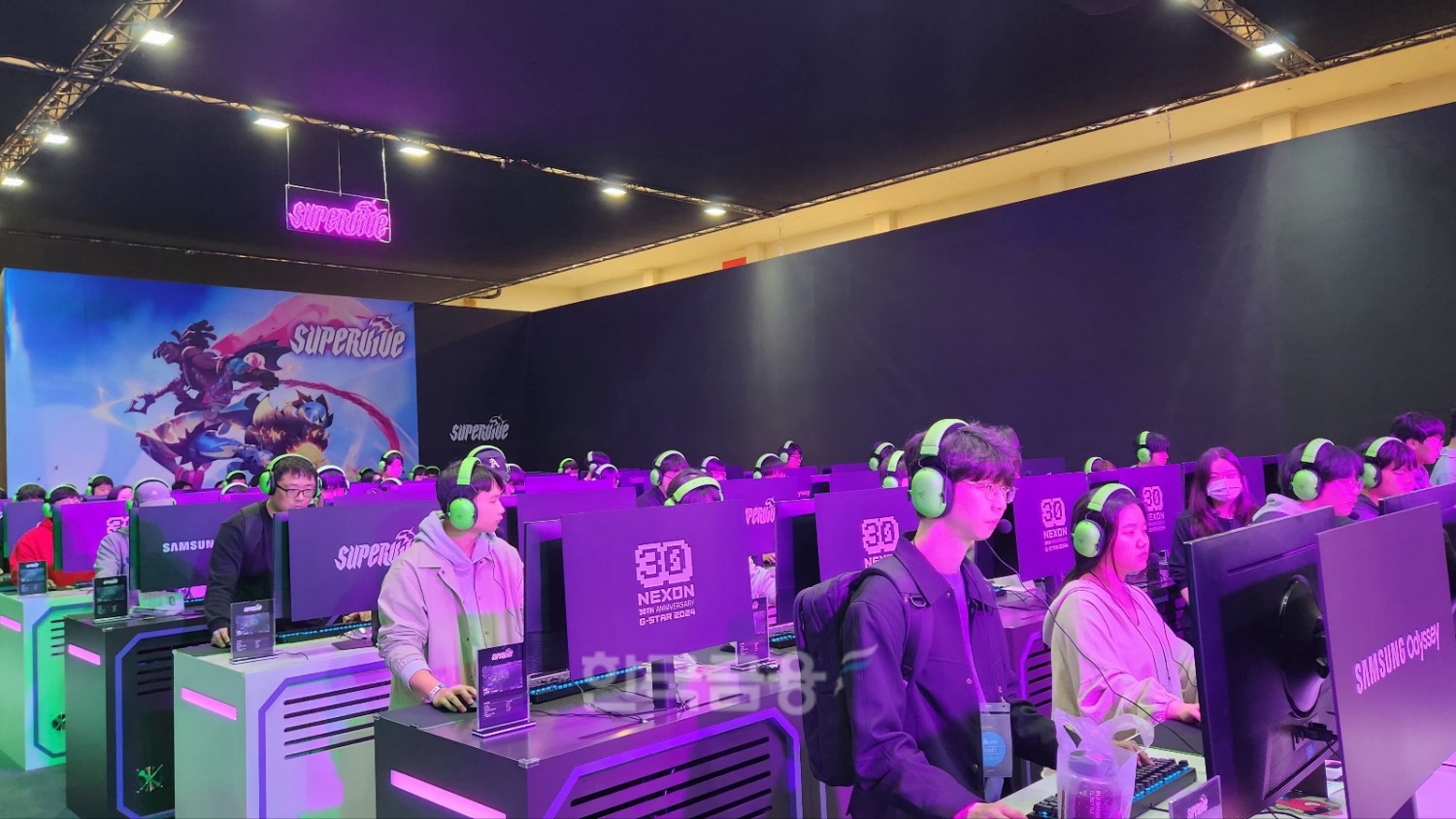 넥슨 시연 부스 전경. / 사진=김재훈 기자