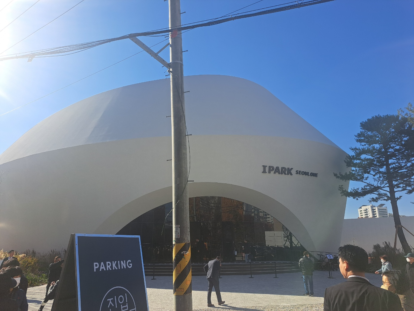 서울원 아이파크 견본주택이 설치된 갤러리 전경 / 사진=장호성 기자