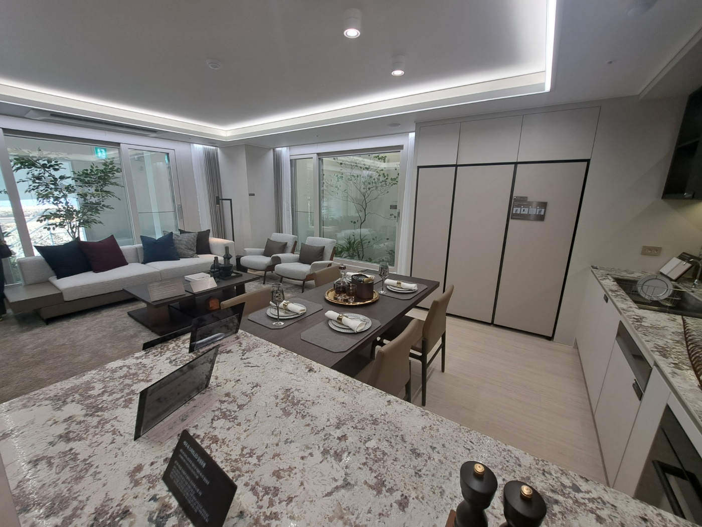 서울원 아이파크 견본주택 내부 유니트 모습 / 사진=장호성 기자