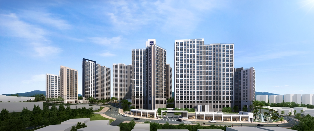 파주 문산역 3차 동문 디 이스트 센트럴 투시도./사진제공=동문건설