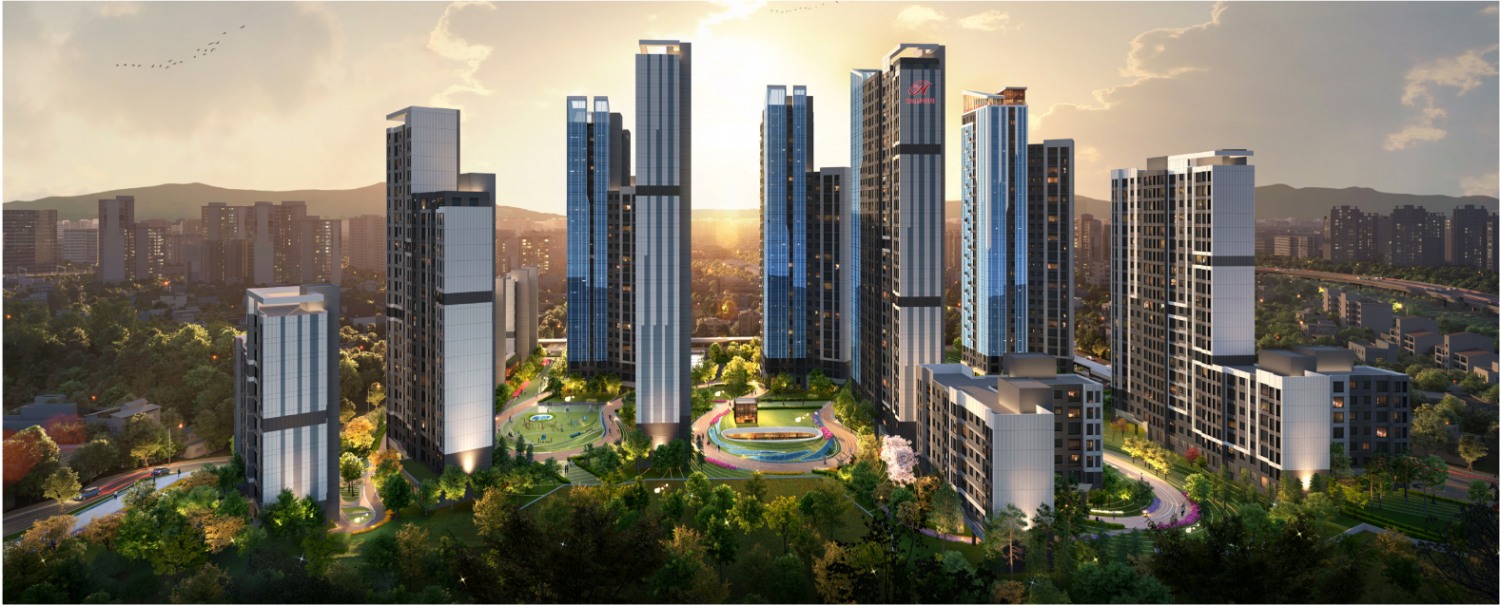 마장세림 재건축정비사업 투시도,/사진제공=현대건설