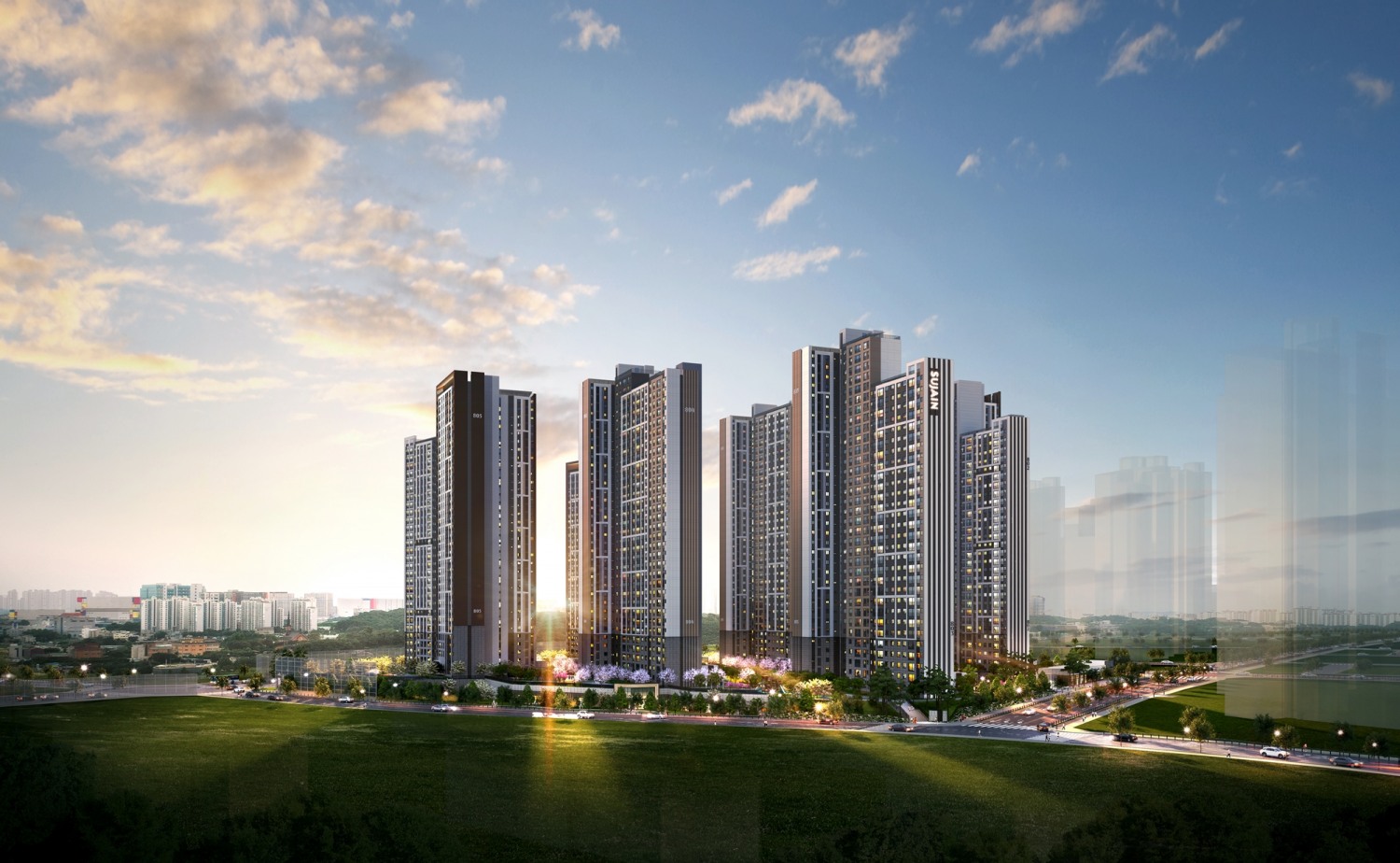 평택 브레인시티 수자인 단지투시도 / 사진제공=한양