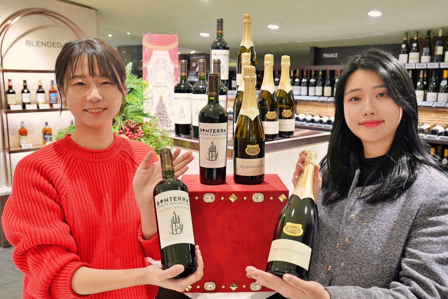 서울의 심판에서 우승한 와인. /사진제공=롯데백화점