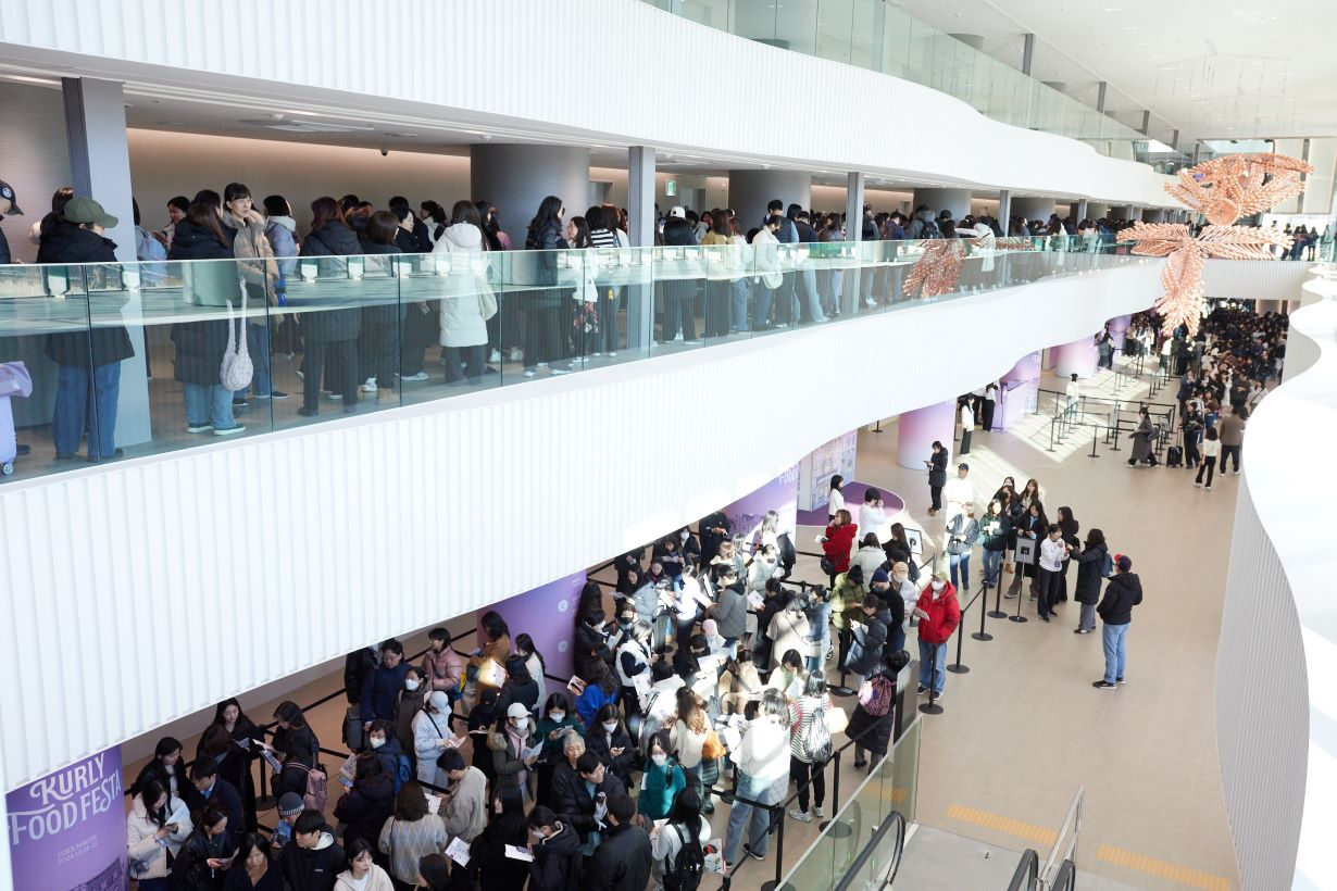 19일 열린 '2024 컬리푸드페스타'에 온 사람들의 모습. /사진제공=컬리