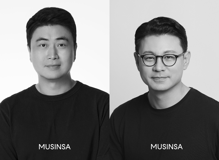 최운식 신임 브랜드 부문장(왼쪽),전준희 테크 부문장. /사진제공=무신사