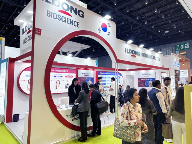일동바이오사이언스가 국제 헬스케어 식품 박람회 '비타푸드 인도'에 참가했다. /사진제공=일동제약그룹
