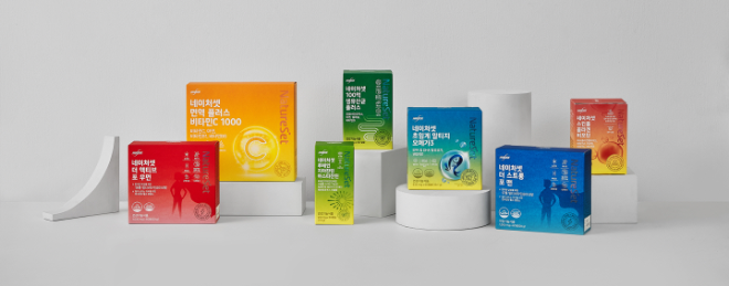 한독 건강기능식품 '네이처셋' 제품들. /사진제공=한독 홈페이지 캡처
