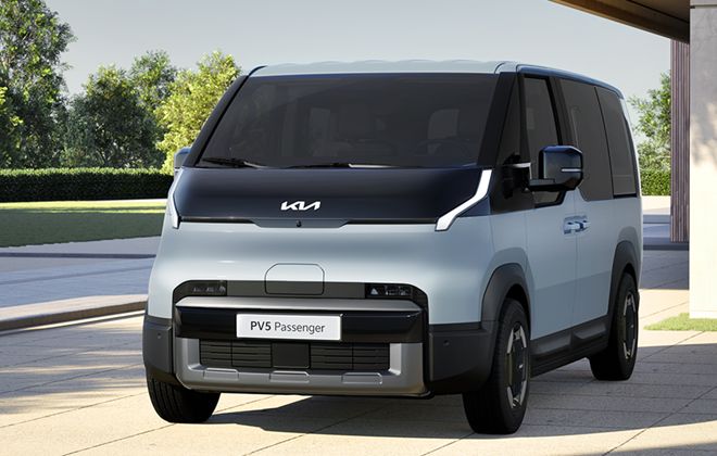 기아, 다목적車 PV5 디자인 공개..."딱 봐도 사용성에 초점"
