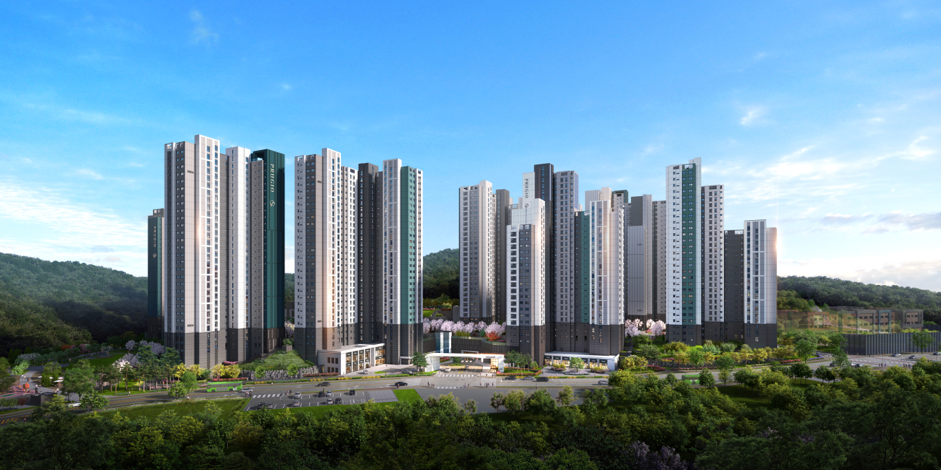 용인 푸르지오 원클러스터 투시도 / 사진제공=대우건설