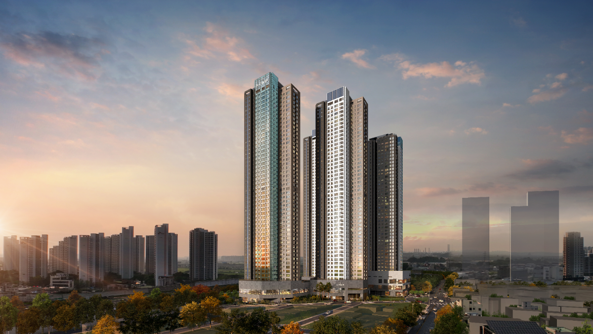 '더 플래티넘 스카이헤론' 투시도. /사진제공=쌍용건설