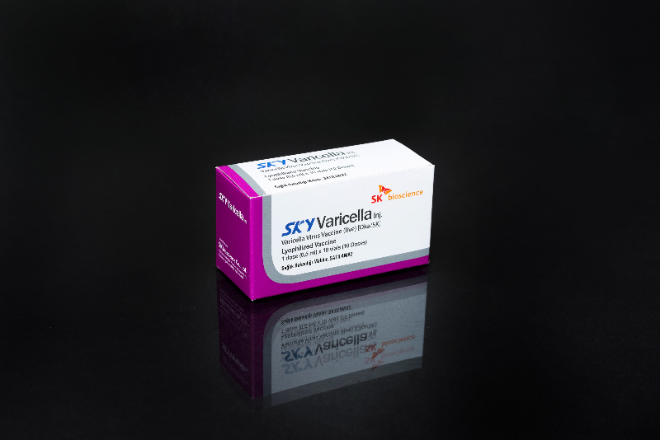 '스카이바리셀라' 수출용 제품. /사진=SK바이오사이언스 제공