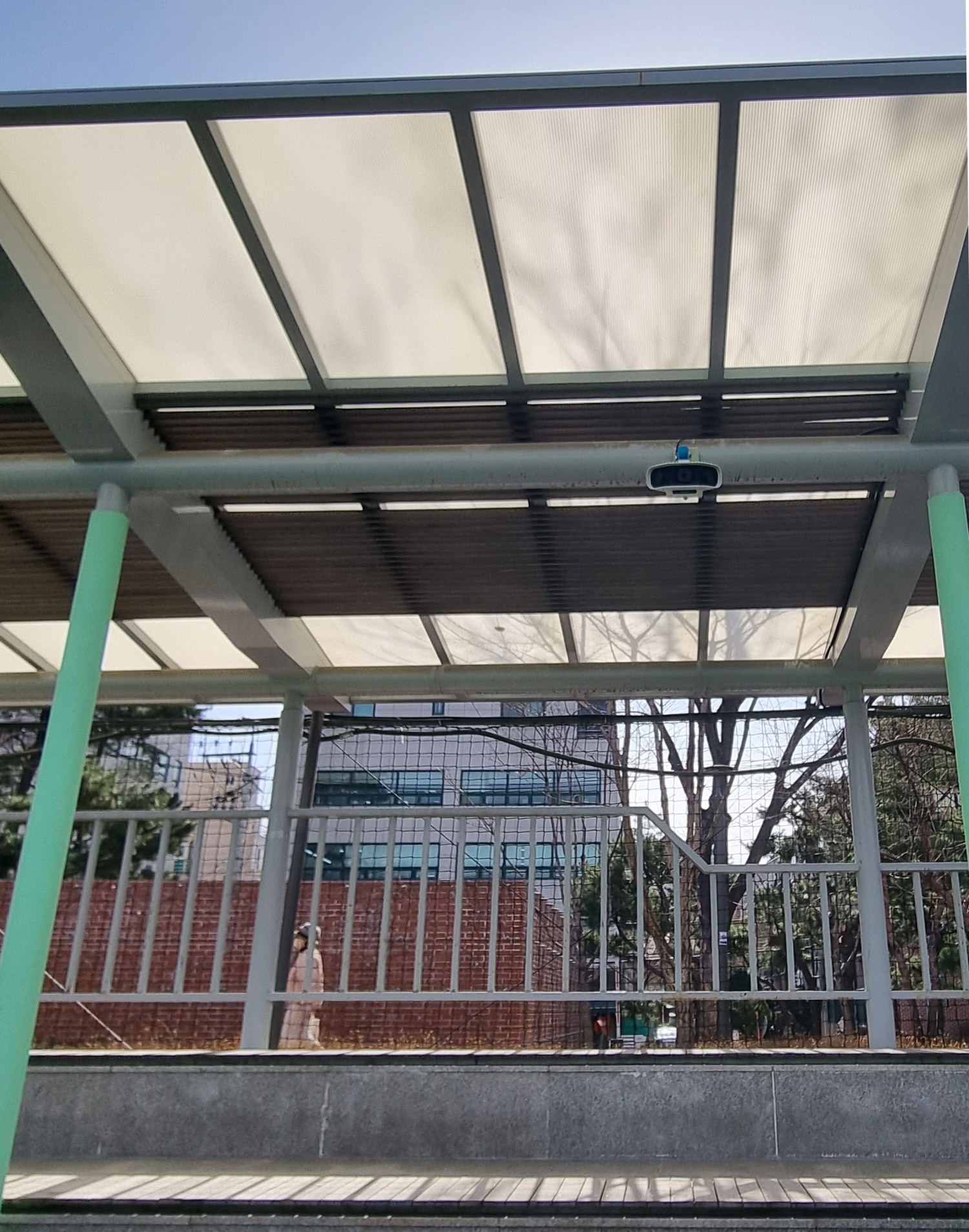 양재근린공원에 설치된 AI 스포츠 카메라./사진제공=서초구