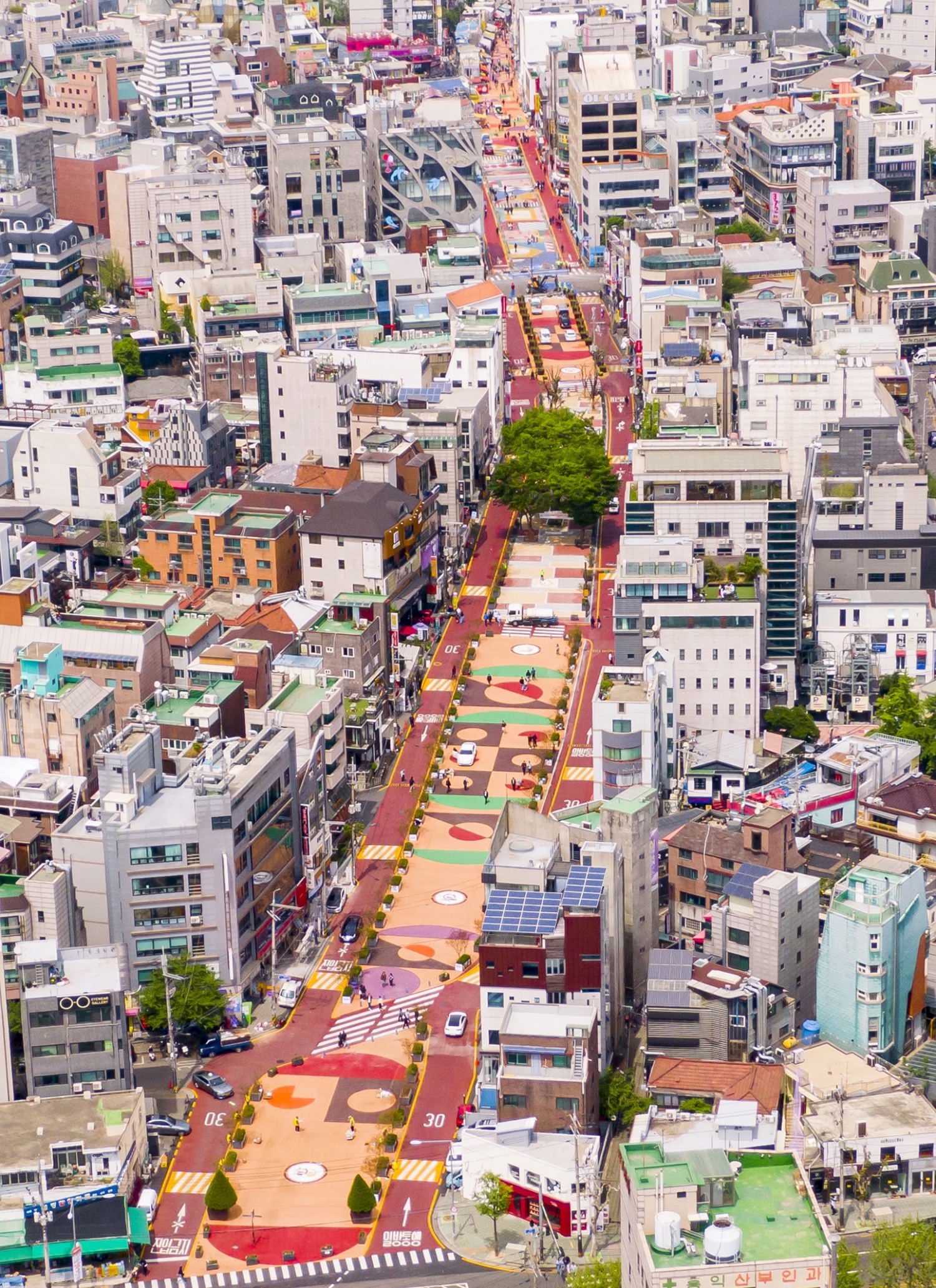 레드로드 일대 전경./사진제공=마포구